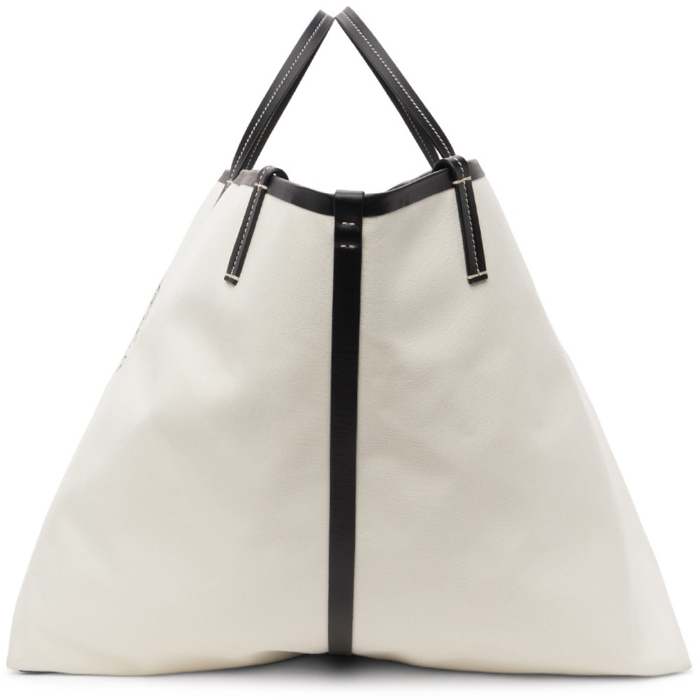Burberry White Mythical Alphabet B' Faun Tote - Picture 3 of 4